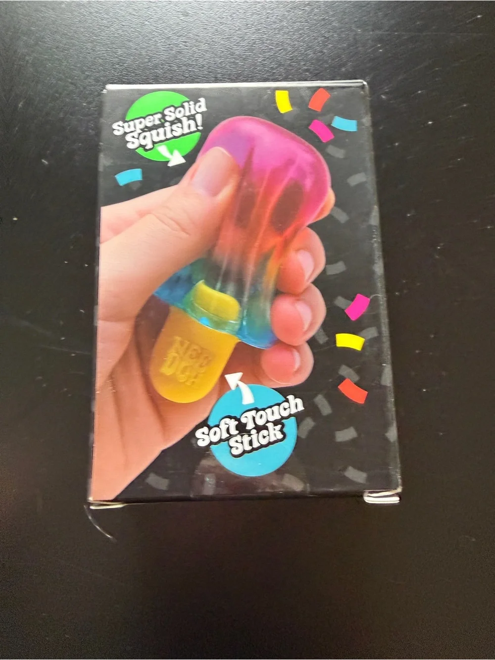 New Nee Doh Nice-Sicle Popsicle Rainbow Purple Pink Schylling Needoh Squishy Toy